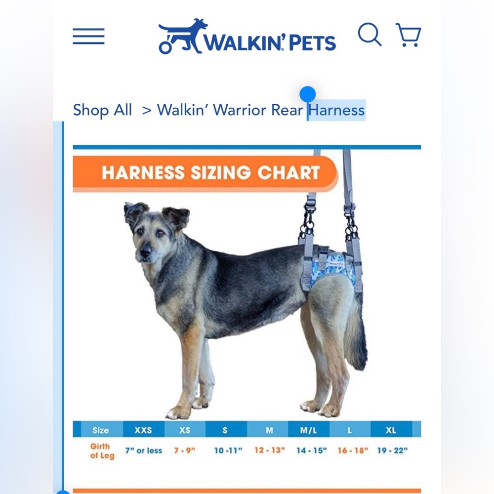 Walk-in’ Warrior Rear Harness - Picture 4 of 6